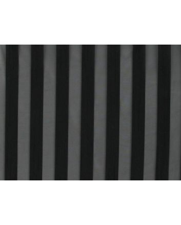 Sheer Woven Stripe, Black