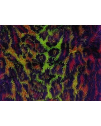 Short Pile Fur, Fluorescent Jaguar