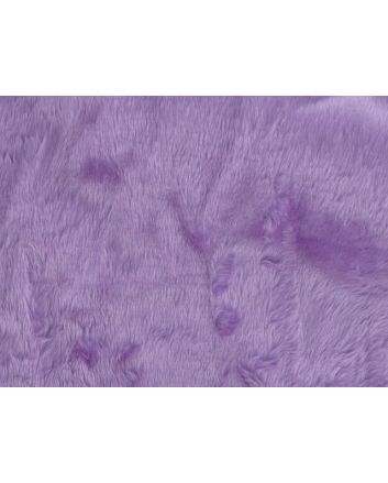 Short Pile Fur Fabric - Helitrope
