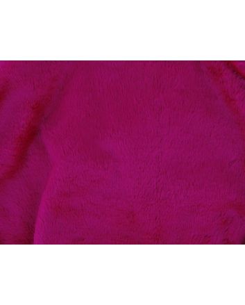 Short Pile Fur Fabric - Magenta