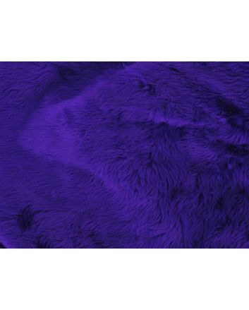 Short Pile Fur Fabric - Purple