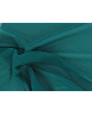 Silk Chiffon - Bottle Green