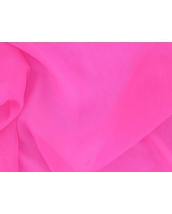 Silk Chiffon - Bright Pink