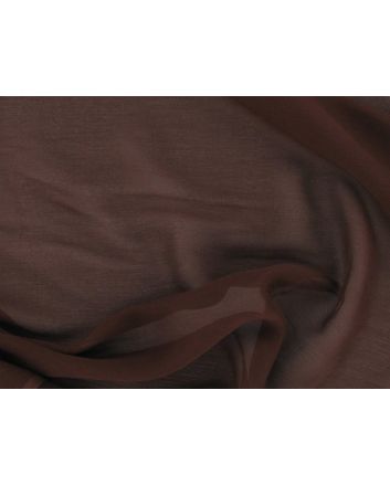 Silk Chiffon - Brown