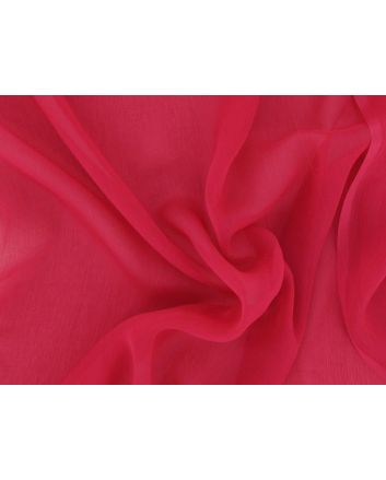 Silk Chiffon - Deep Crimson