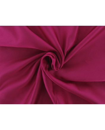 Silk Cotton Blend Soft Satin, Cerise