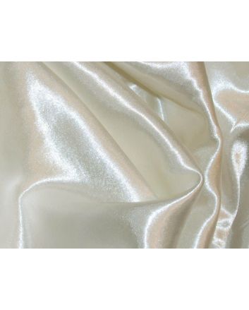 Silk Feel Polyester Satin, Cream