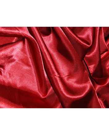 Silk Feel Polyester Satin, Deep Red
