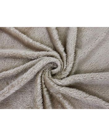 Single Sided Soft Cuddle Fleece, Beige