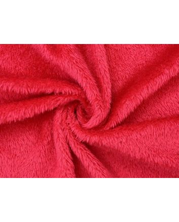 Single Sided Soft Cuddle Fleece, Red