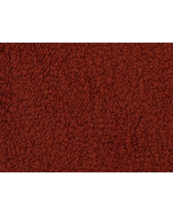 Single Sided Soft Teddy Fleece, Burnt Orange