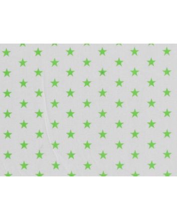 Small Stars Polycotton Print, Green