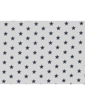 Small Stars Polycotton Print, Navy