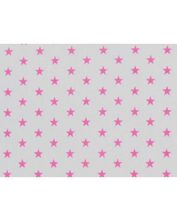Small Stars Polycotton Print, Pink