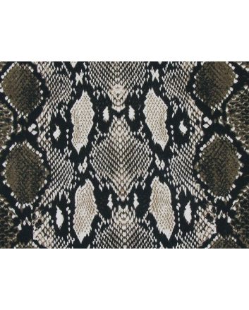 Snakeskin Cotton Jersey, Brown