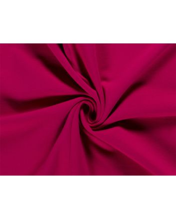 Soft Brushed Cotton French Terry, Fuchsia