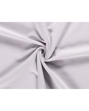 Soft Brushed Cotton French Terry, Light Grey