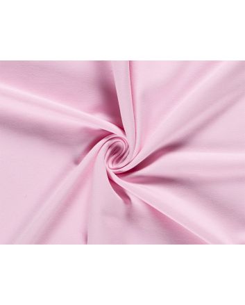 Soft Brushed Cotton French Terry, Light Pink
