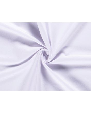 Soft Brushed Cotton French Terry, White