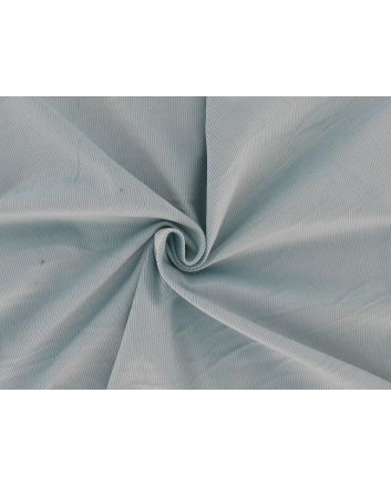 Soft Cotton Stretch Needlecord, Light Blue