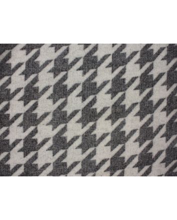 Soft Touch Dogtooth Wool Look, Grey