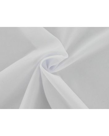 Soft Touch Polyester Lining, White