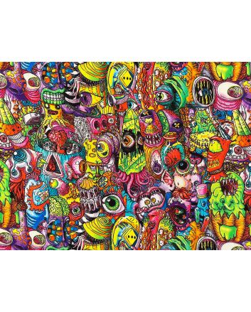 Spacey Spookies Cotton Print