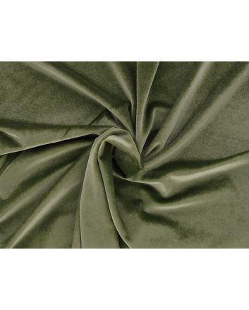 Spandex Plush Stretch Velour, Apple