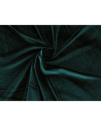 Spandex Plush Stretch Velour, Dark Bottle