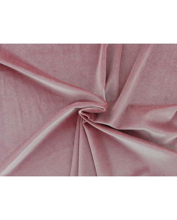 Spandex Plush Stretch Velour, Dusky Pink