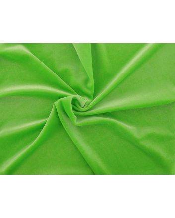 Spandex Plush Stretch Velour, Neon Lime