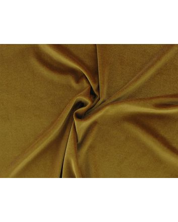 Spandex Plush Stretch Velour, Ochre