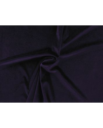 Spandex Plush Stretch Velour, Purple