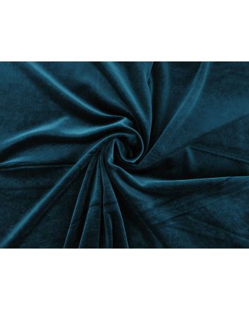 Spandex Plush Stretch Velour, Turquoise