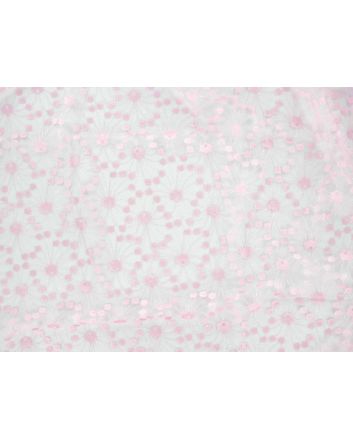 Spotty Nylon Lace - Pink