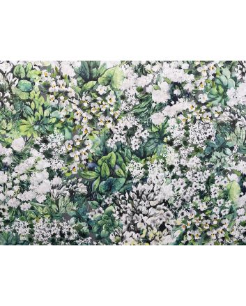 Spring Meadow Printed Velvet