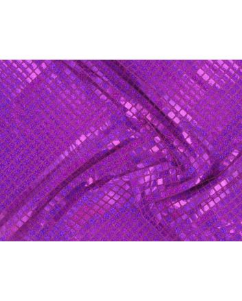 Square Hologram Sequin - Electric Violet