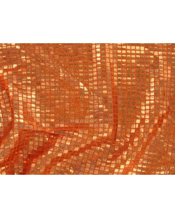 Square Hologram Sequin - Orange