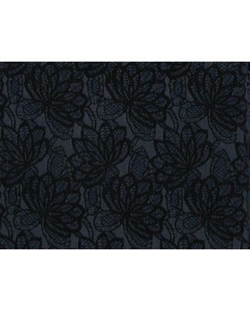 Star Jasmine Denim Look Stretch Jacquard, Dark Blue