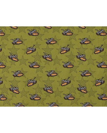 Star Tank Cotton Poplin, Olive