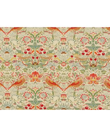 Strawberry Thief Cotton Print, Linen