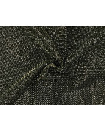Stretch Knit Square Foil, Black Gold