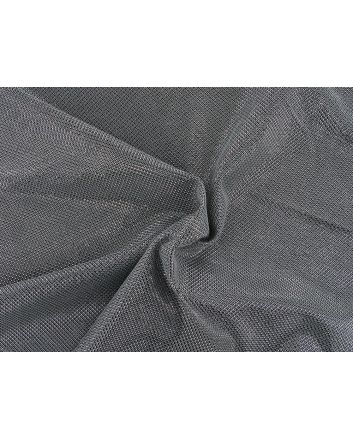 Stretch Knit Square Foil, Black Silver