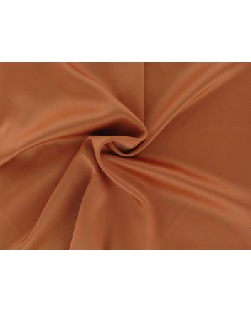 Stretch Satin Crepe, Rust
