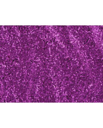 Stretch Tulle With 3mm Sequin - Fuchsia