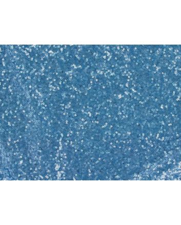 Stretch Tulle With 3mm Sequin - Turquoise