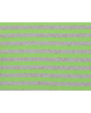 Stripe Jersey Collection, Neon with Fleck Cream