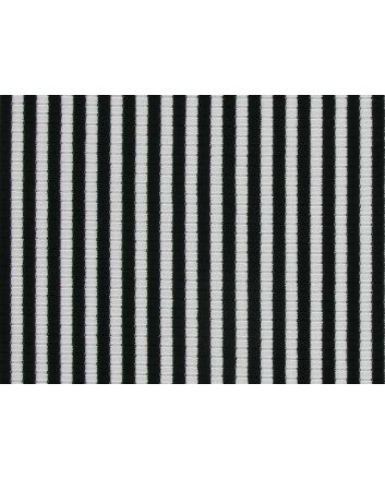 Stripe Ribbed Jersey Candy, Black