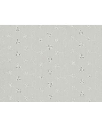 Summer Time 3 Hole Broderie Anglaise, Ivory