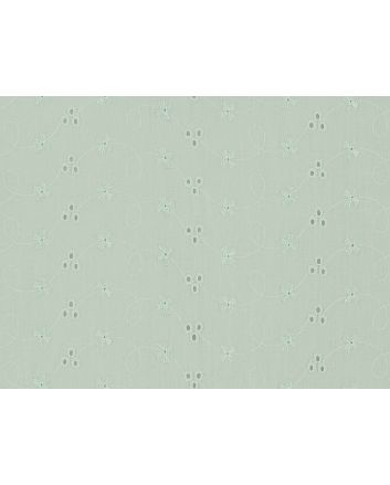 Summer Time 3 Hole Broderie Anglaise, Mint